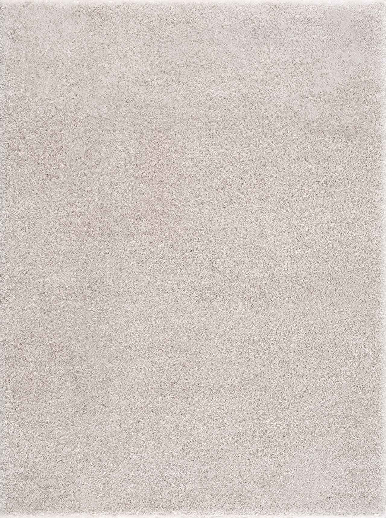 Alfombra de felpa sólida color beige celestial