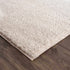 Alfombra de felpa sólida color beige celestial