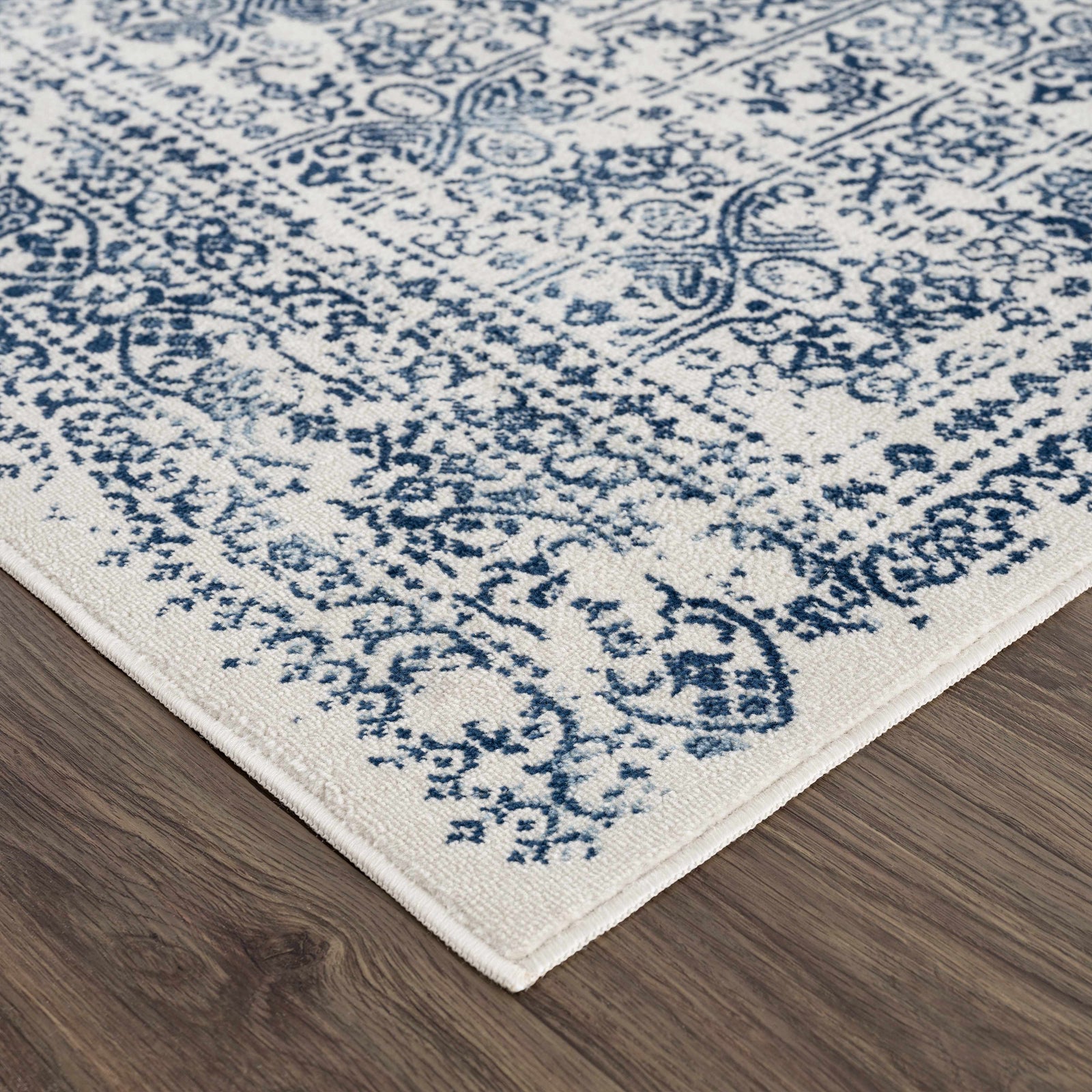 Alfombra azul Michie - Liquidación