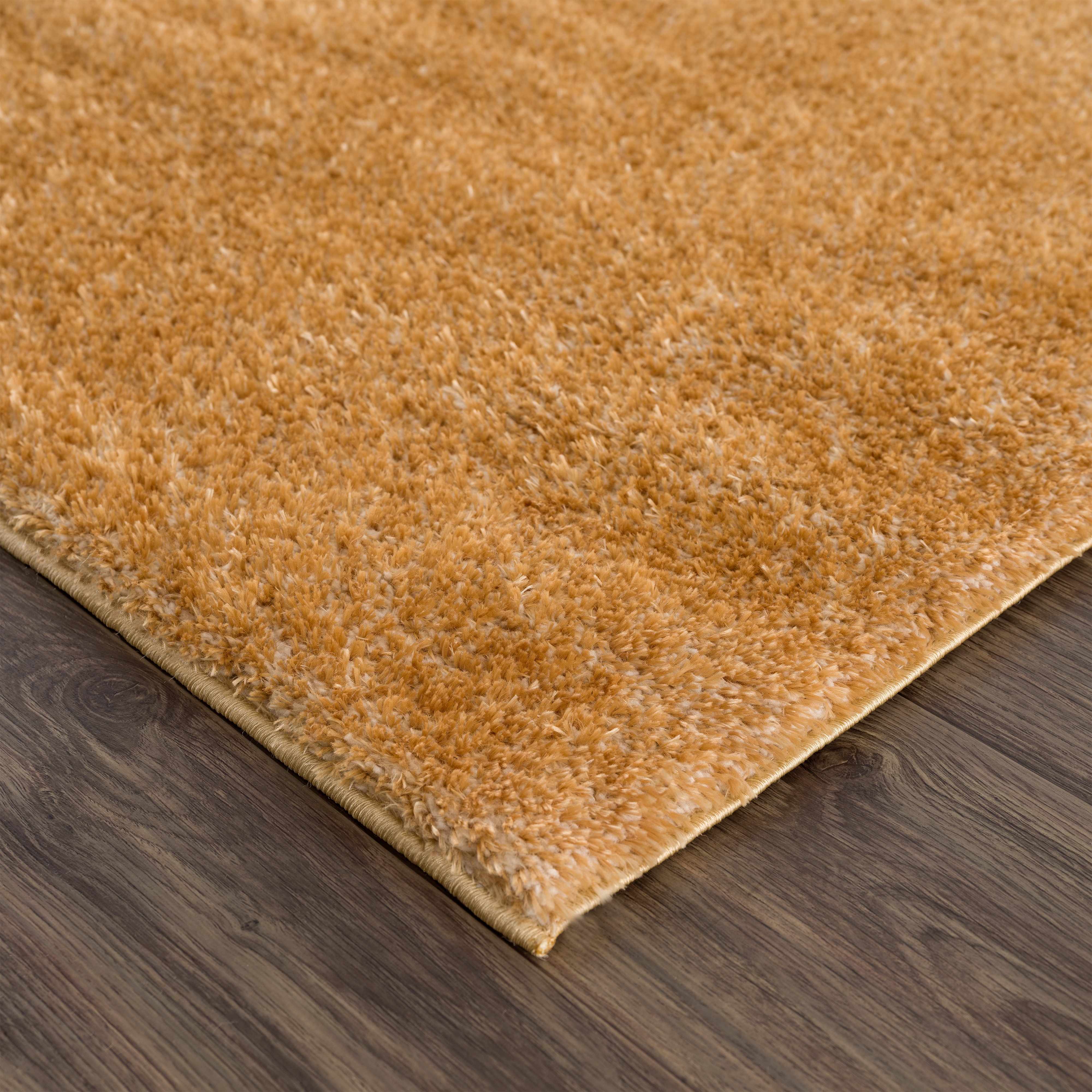 Alfombra de felpa Heavenly Solid Mustard - Liquidación