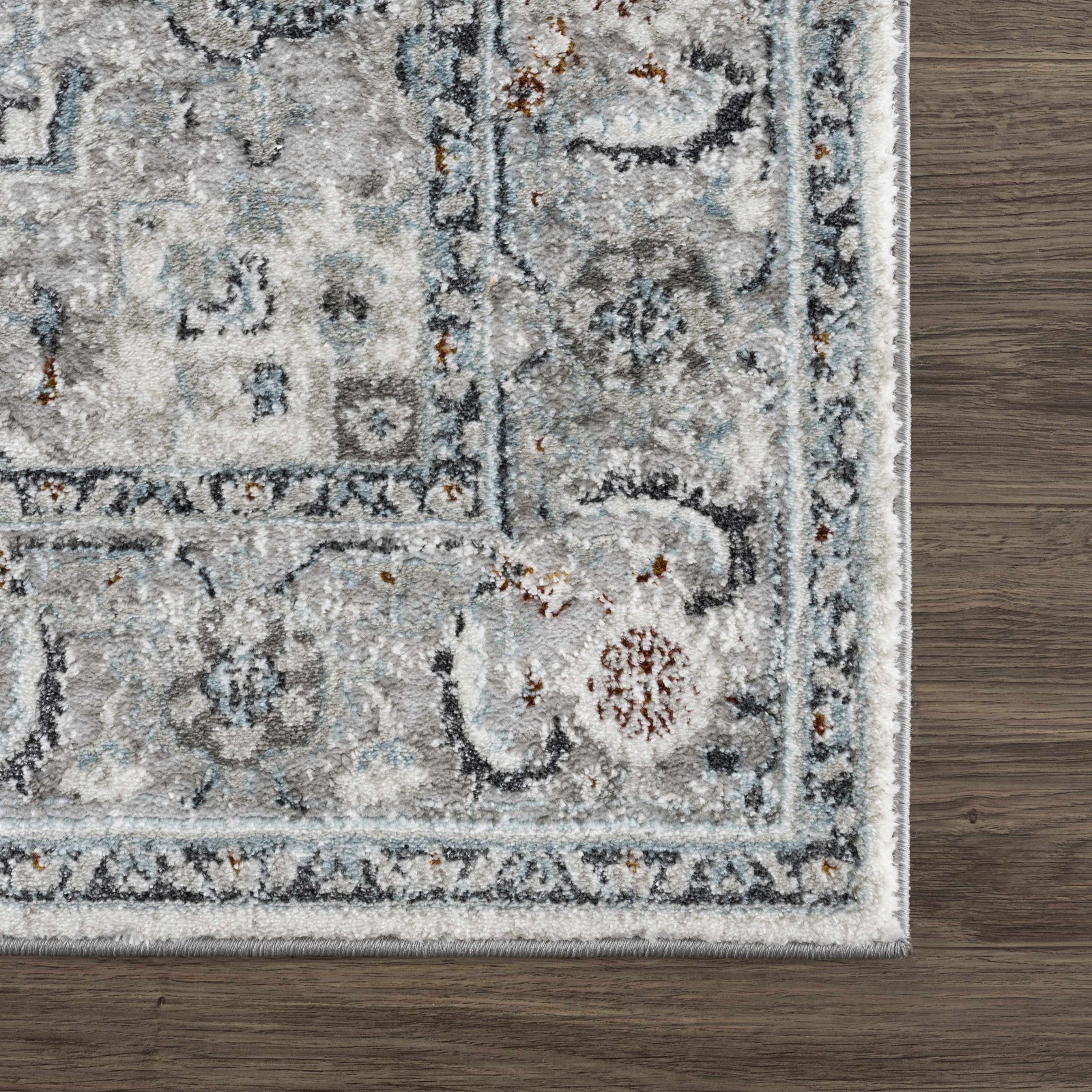 Alfombra Liverpool gris y azul - Ofertas