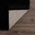 Alfombra de felpa sólida Heavenly Black - Liquidación