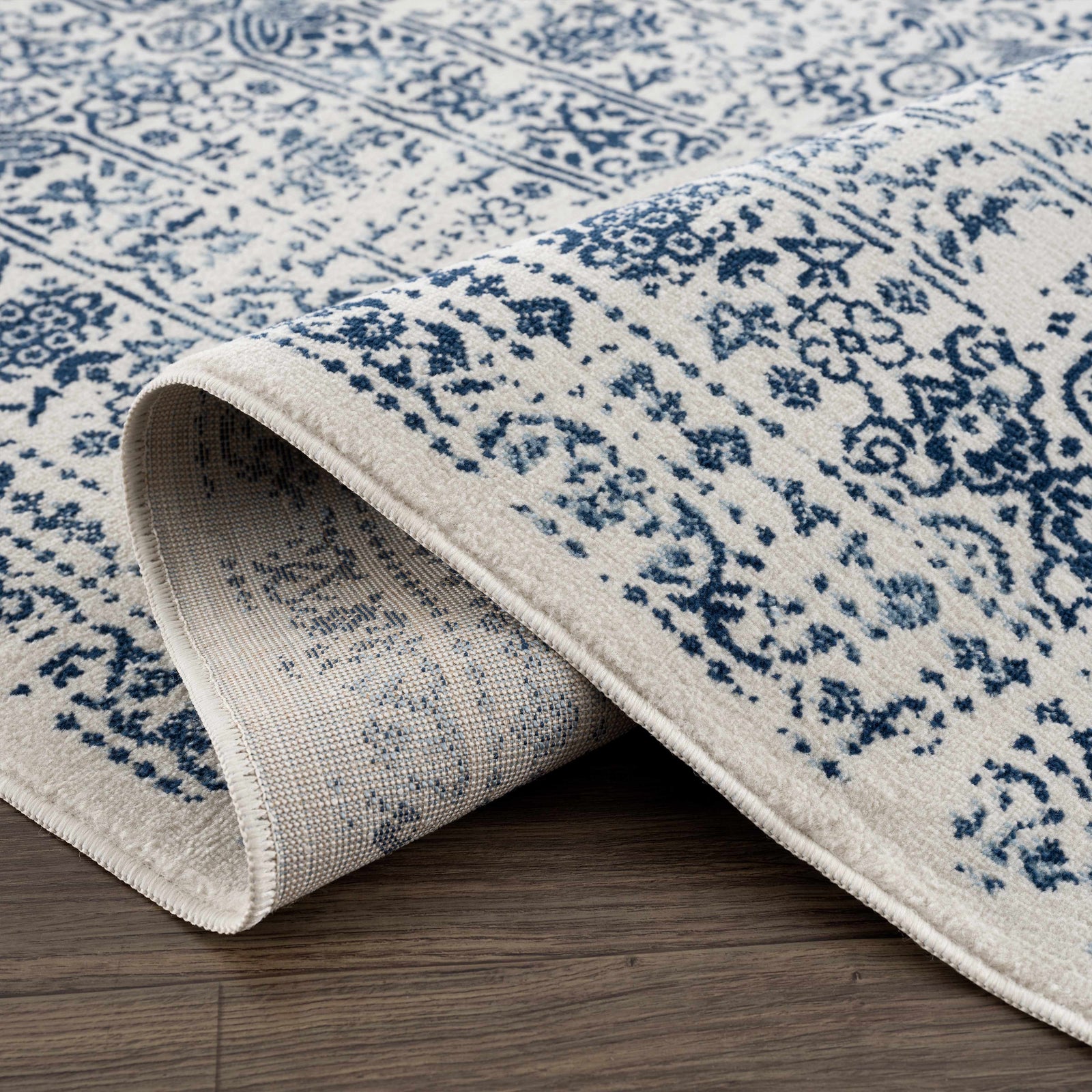 Alfombra azul Michie - Liquidación