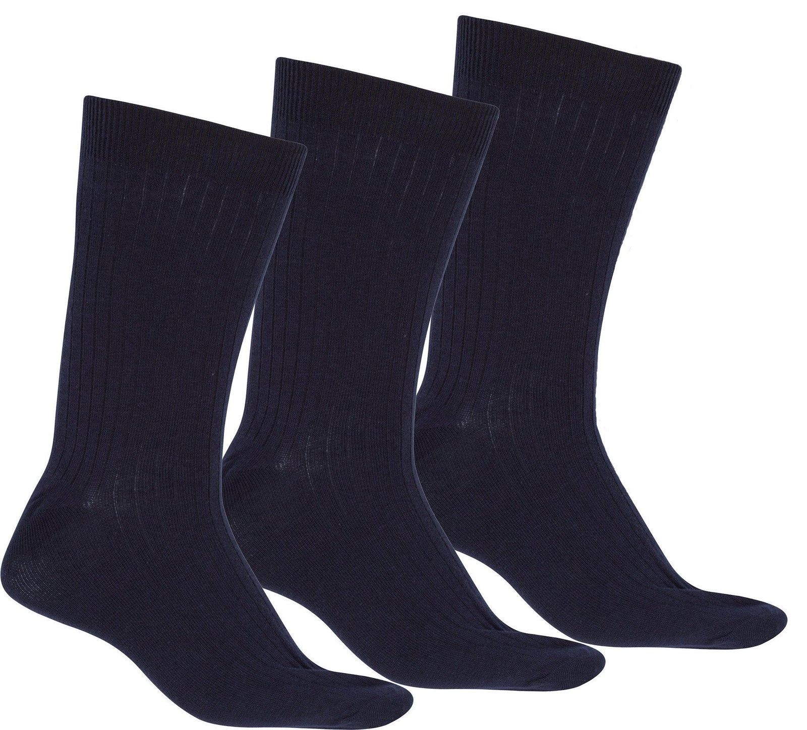 Calcetines de vestir acanalados de mezcla de algodón para hombre de Sakkas