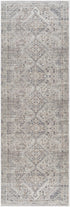 Alfombra lavable de pelo plano beige Barny