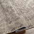 Alfombra lavable de pelo plano beige Barny