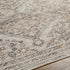 Alfombra lavable de pelo plano beige Barny