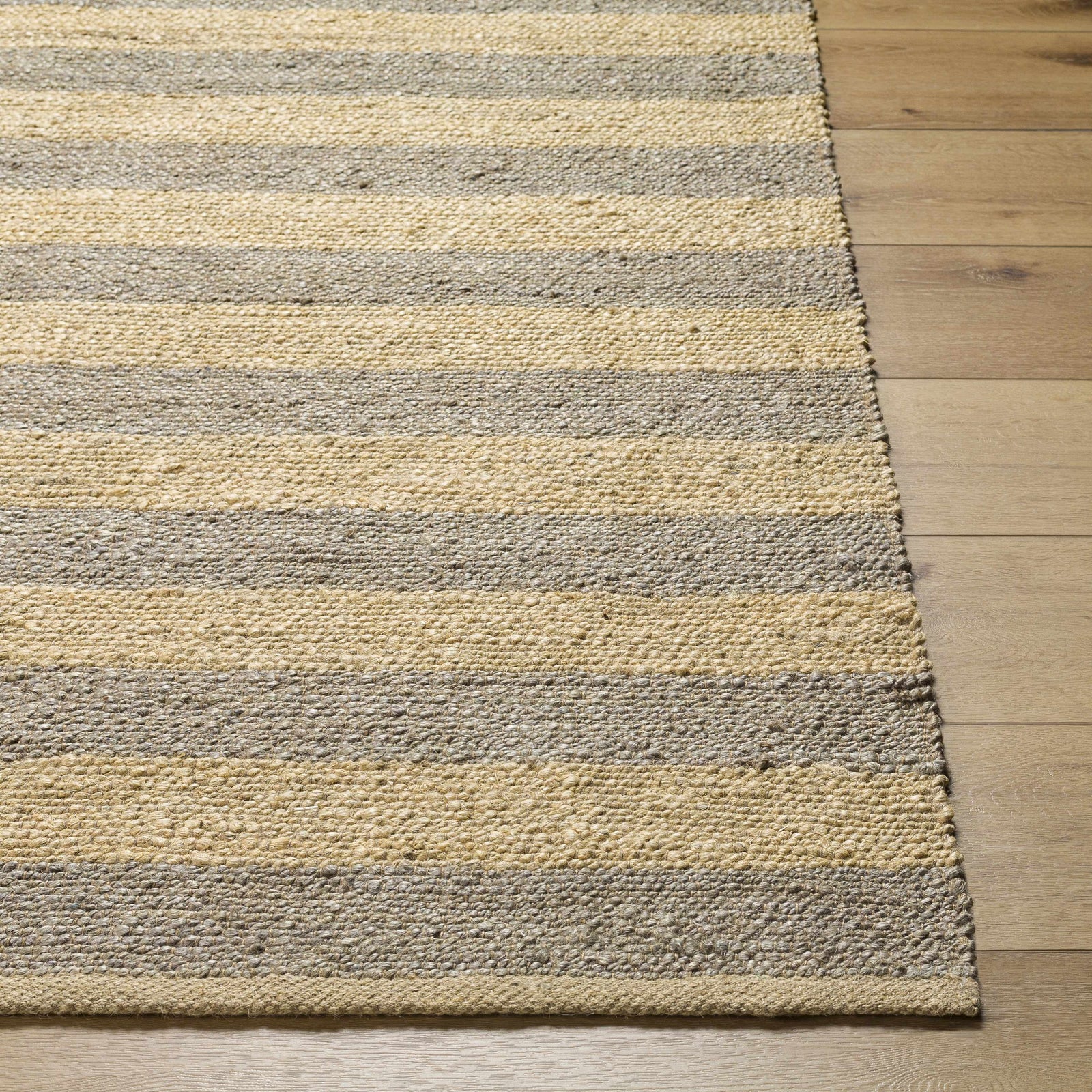 Alfombra de yute con rayas en bloques Ilkay