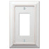 Placa de pared con 1 balancín de madera blanca envejecida Savannah