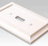 Placa de pared con 1 balancín de madera blanca envejecida Savannah