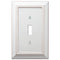 Placa de pared con 1 palanca de madera blanca desgastada Savannah