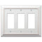 Placa de pared de madera blanca envejecida Savannah de 3 balancines