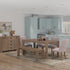 Mesa de comedor Seashore, color natural antiguo