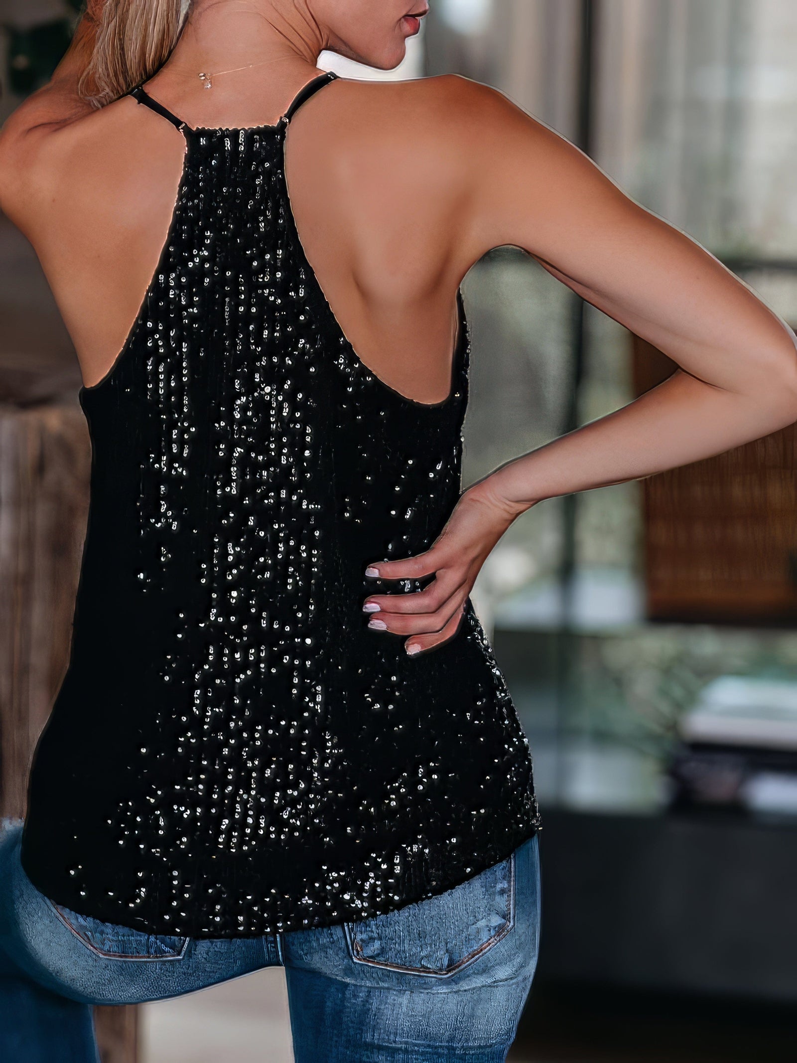 Shimmering Sequin Tank