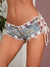 Patriotic Distressed Denim Shorts