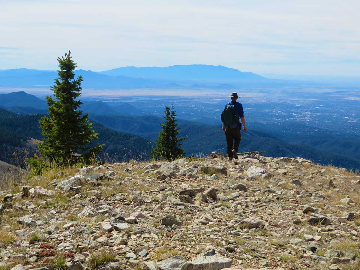 Santa Fe Mountains Hiking Trail Map
