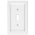Placa de pared de composite blanco Shaker con 1 palanca