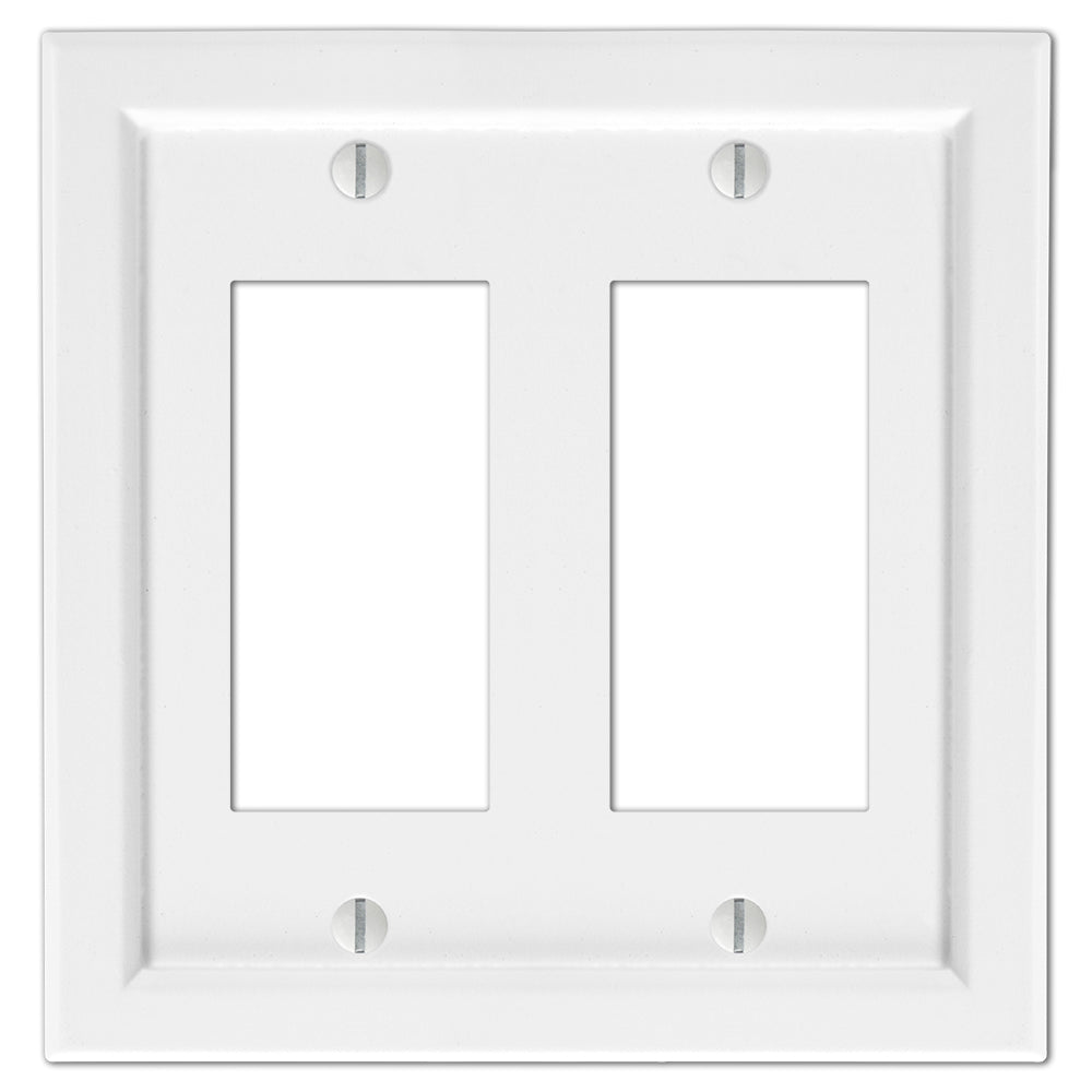 Placa de pared Shaker White Wood - 2 balancines