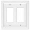 Placa de pared Shaker White Wood - 2 balancines