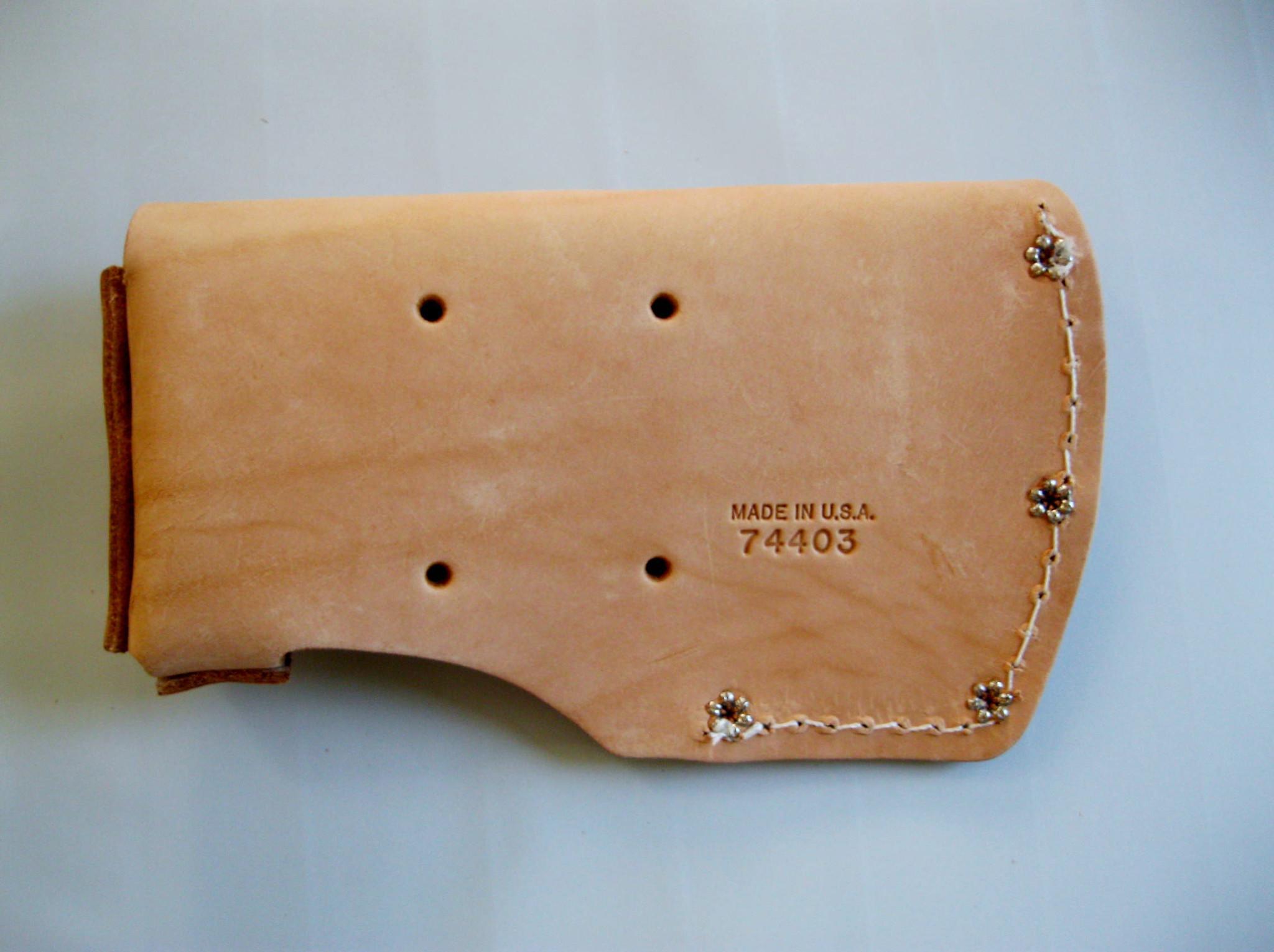 Leather Sheath Fits Large Hatchet Top Grain USA Made!
