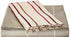 DaDa Bedding Solid Soft Multi Striped Fitted Sheet & Pillow Cases Set (FTS8293)