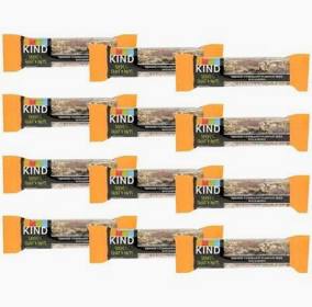 Kind Bar - Naranja, arándano y semillas de calabaza, 1.4 oz (paquete de 12) - Snack sin gluten
