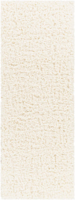 Alfombra de felpa color crema liso Siari