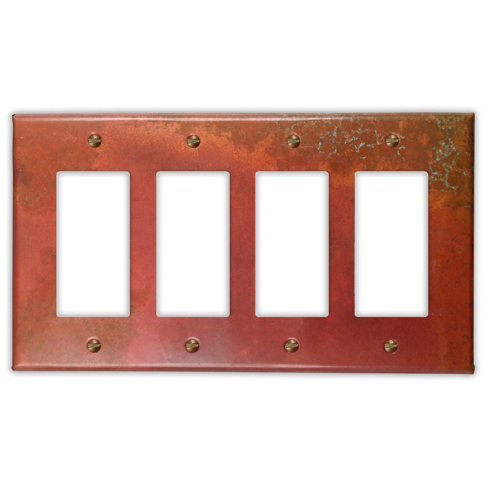 Sierra Copper - Placa de pared de 4 balancines