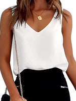 Elegant Knot Detail Sleeveless Blouse