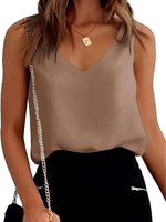 Elegant Knot Detail Sleeveless Blouse