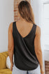 Women's Fashion V Neck Knotted Shoulder Sleeveless Blouse