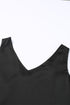 Women's Fashion V Neck Knotted Shoulder Sleeveless Blouse