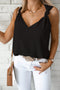 Elegant Knot Detail Sleeveless Blouse