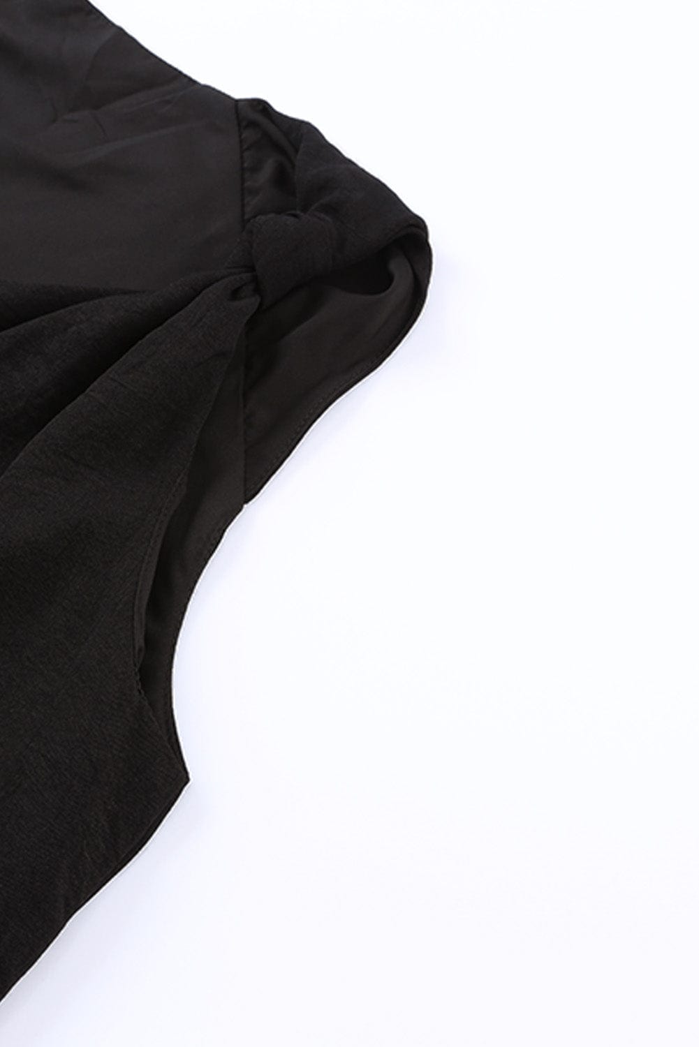 Elegant Knot Detail Sleeveless Blouse