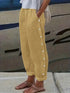 Striped Wide Leg Pants with Drawstring