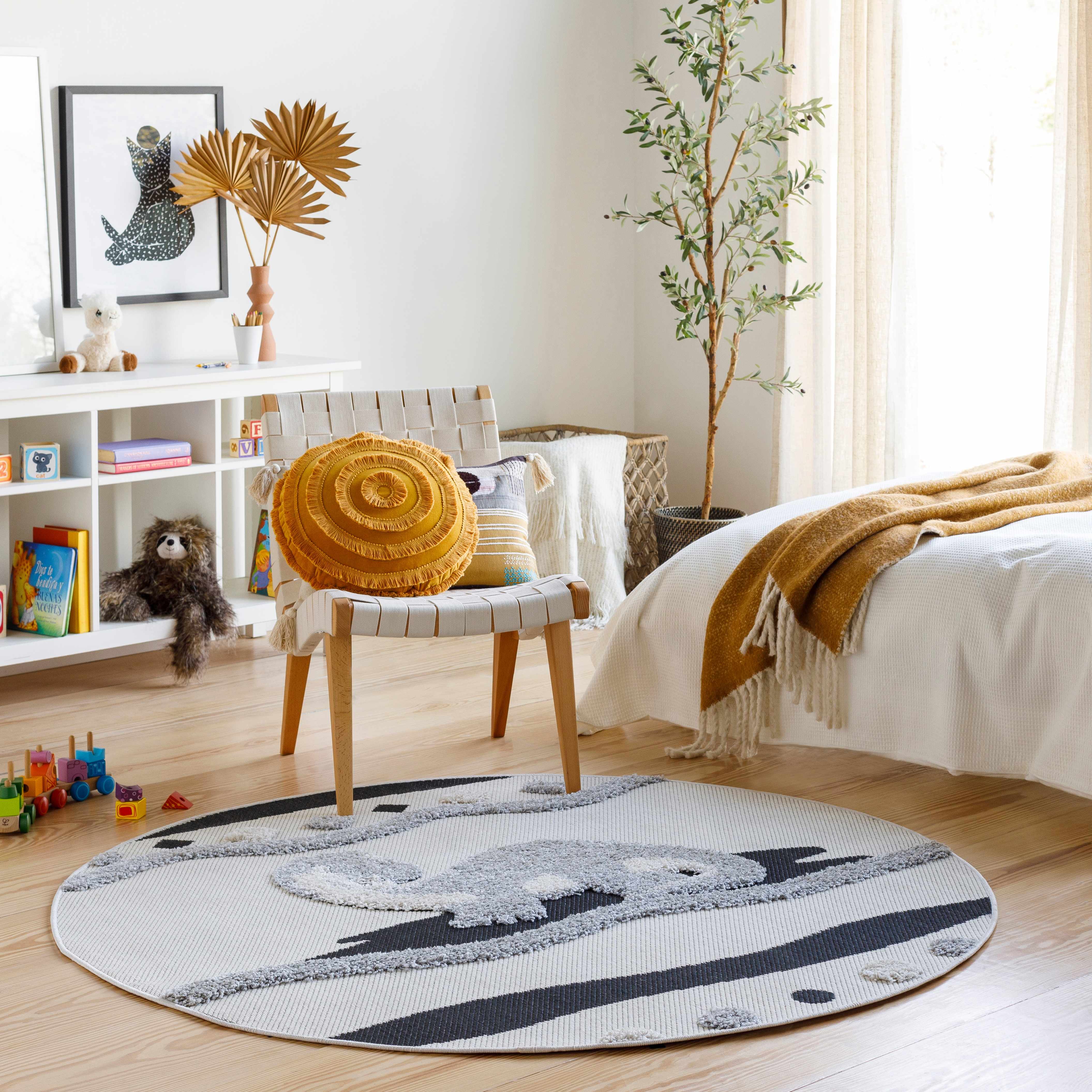 Alfombra infantil con estampado de dinosaurios - Liquidación