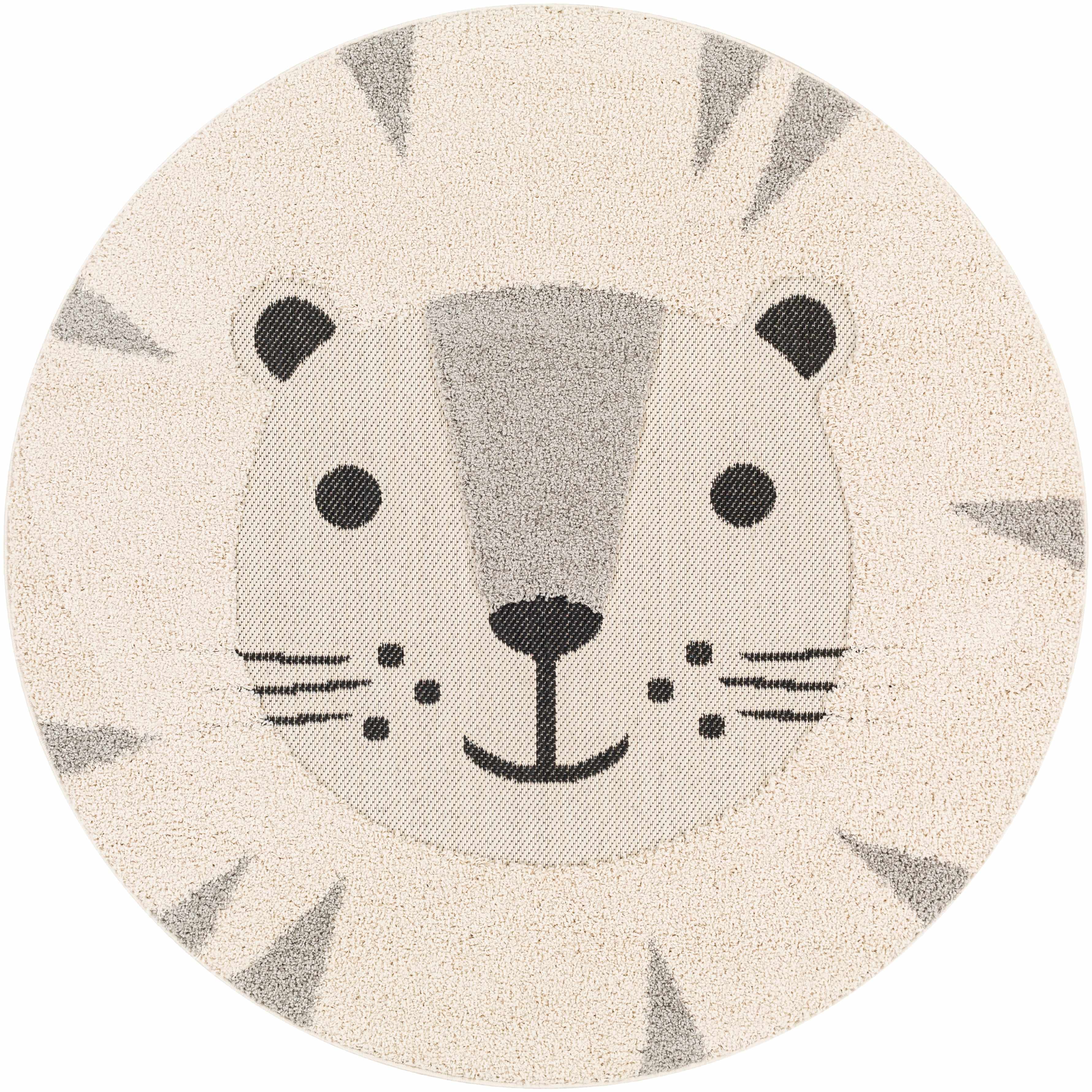 Alfombra infantil con estampado de animales de león - Oferta especial