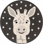 Alfombra infantil con estampado de animales de jirafa - Liquidación