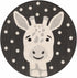 Alfombra infantil con estampado de animales de jirafa - Liquidación
