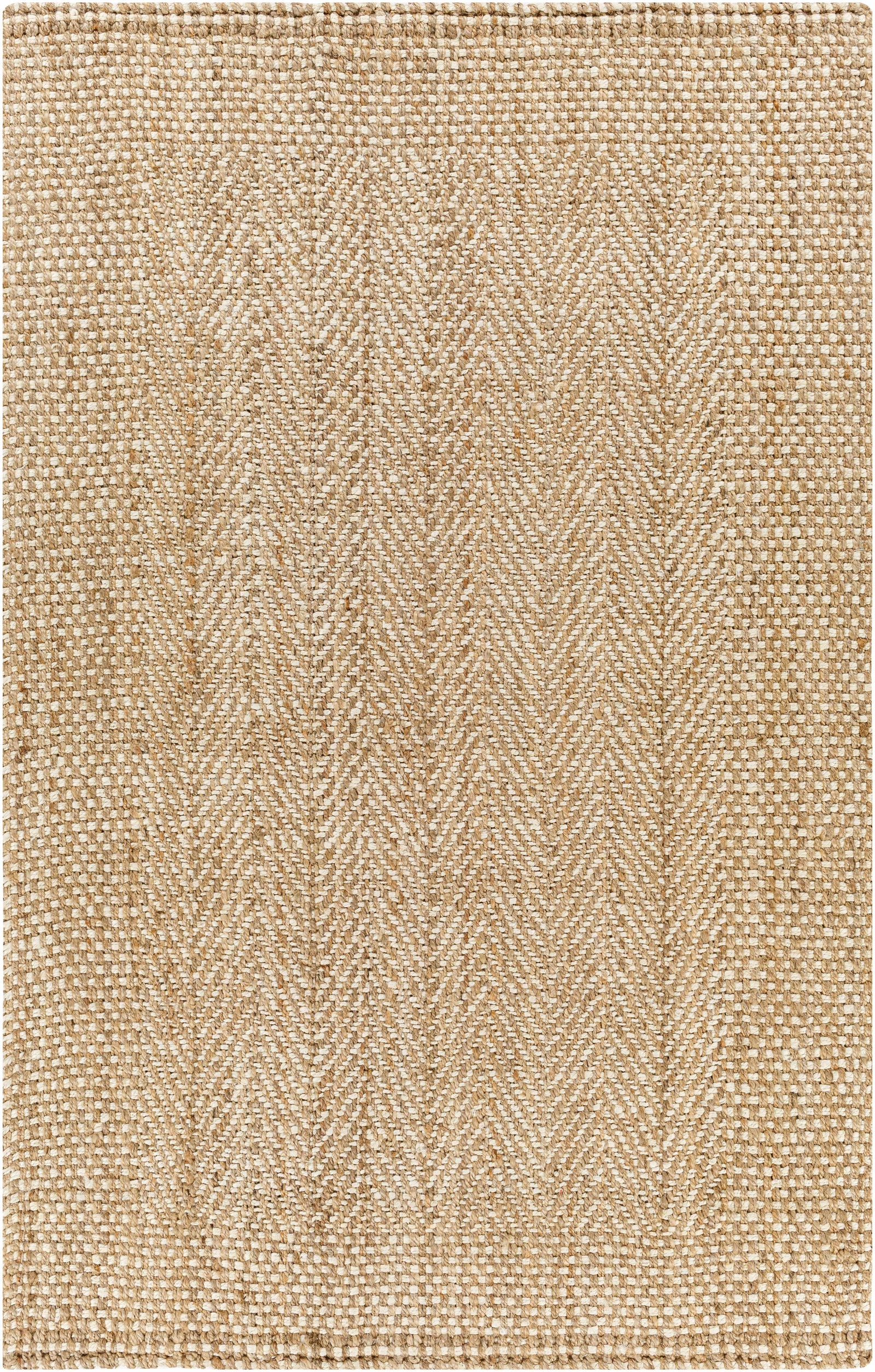 Alfombra de yute con textura natural Dinah