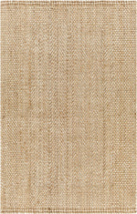 Alfombra de yute con textura natural Dinah