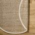 Alfombra de yute con textura natural Dinah