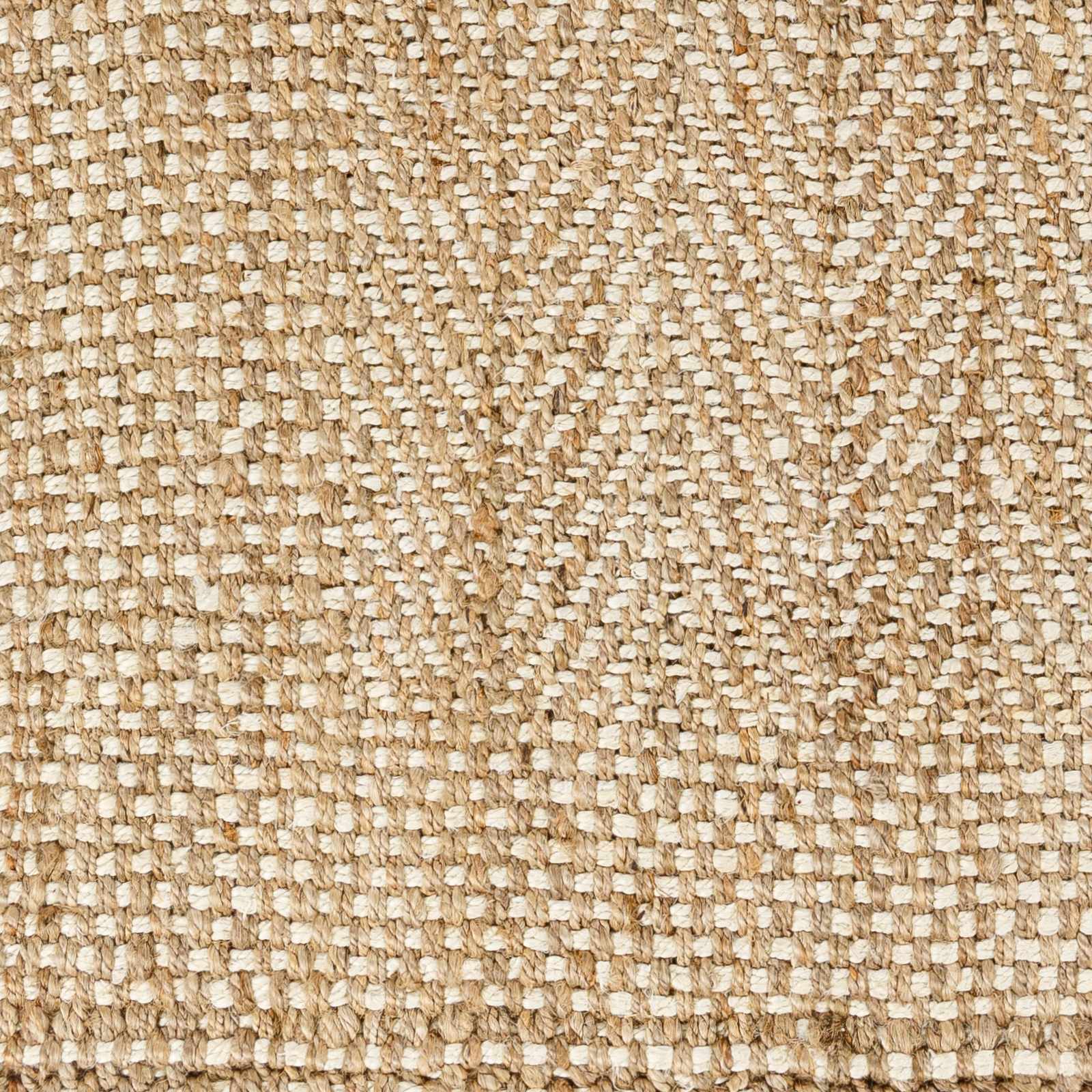 Alfombra de yute con textura natural Dinah