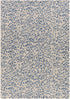 Alfombra de alto rendimiento con estampado de leopardo azul de Skipsea