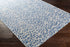 Alfombra de alto rendimiento con estampado de leopardo azul de Skipsea