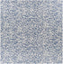 Alfombra de alto rendimiento con estampado de leopardo azul de Skipsea