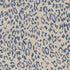 Alfombra de alto rendimiento con estampado de leopardo azul de Skipsea