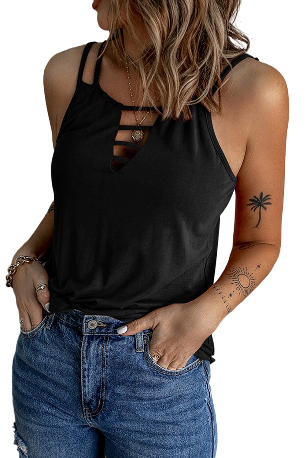 Gothic Skull Tank Top
