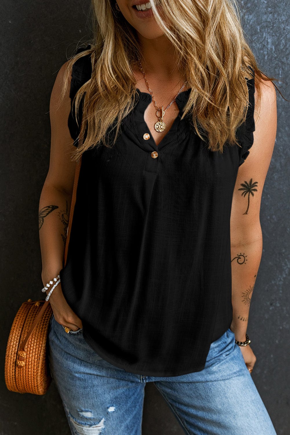 Gothic Skull Tank Top