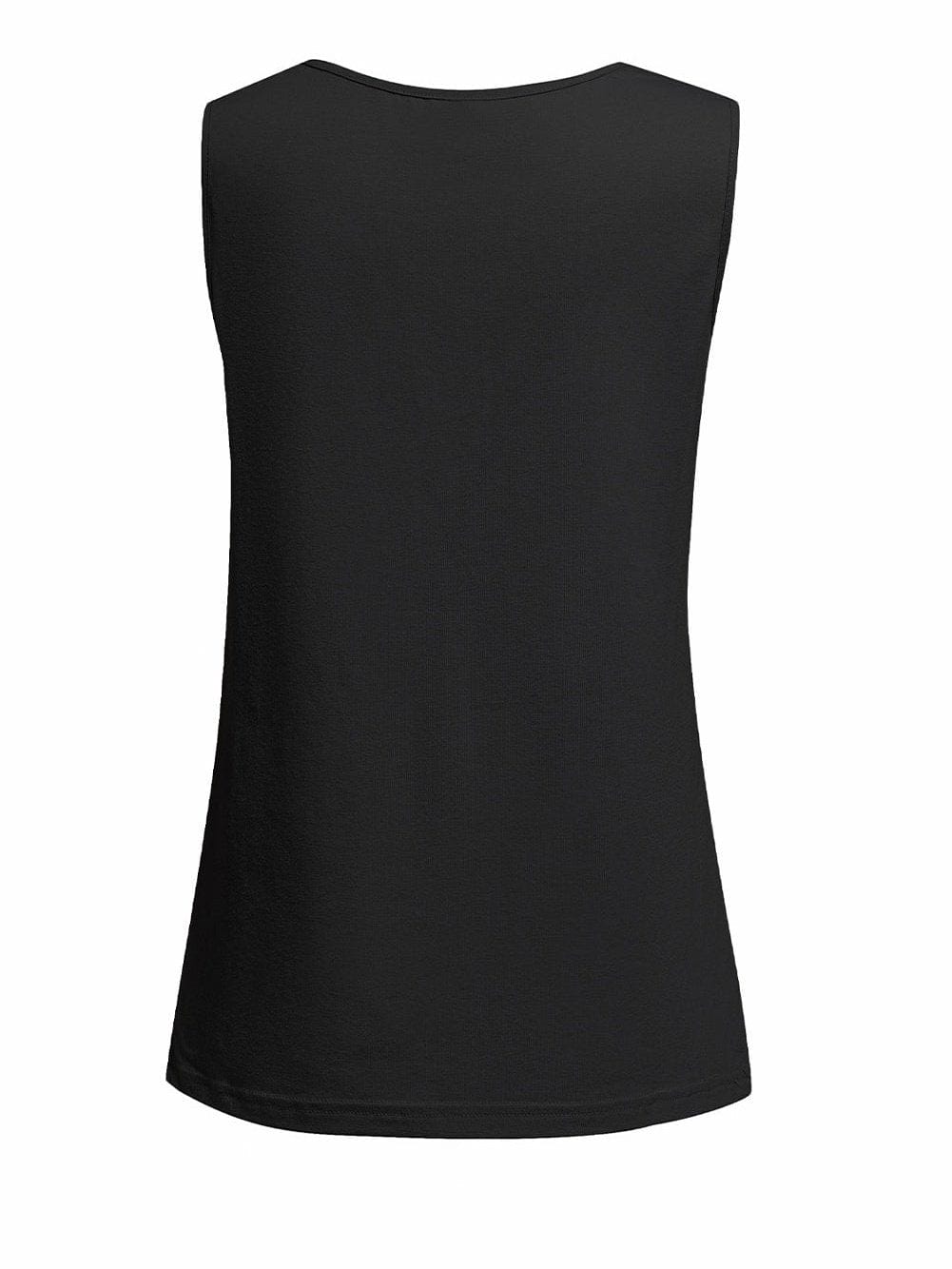 Cross Lace-up Skull Tank Top